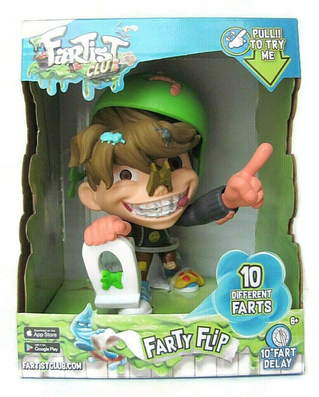 Fartist Club Farty Flip NEW NIP 2018 WORKS Toysmith Eolo