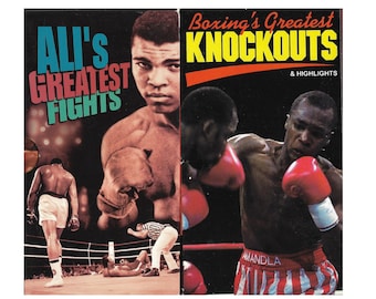 VHS Set - Muhammad Ali - GREATEST FIGHTS - Etsy