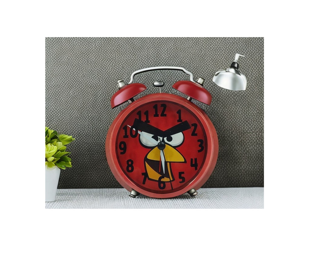 Angry Bird Clock Pre-owned - Etsy Israel, image size:1080x864
