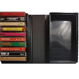 Vintage Christmas Cassette Lot 10 and Holder