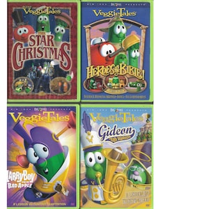 Big Idea Preset Veggie Tales Larry Boy and the Bad Apple, Gideon Tuba ...