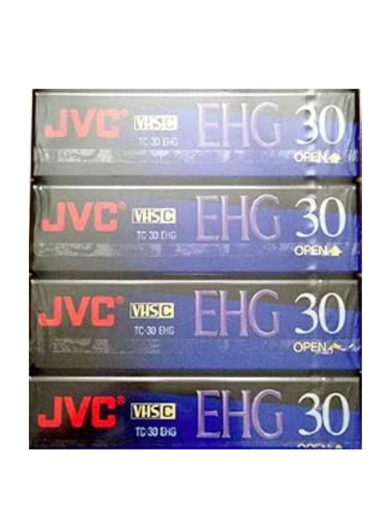 JVC EHG (extra High-grade Compact) 30 VHS C 4 Pack - Etsy