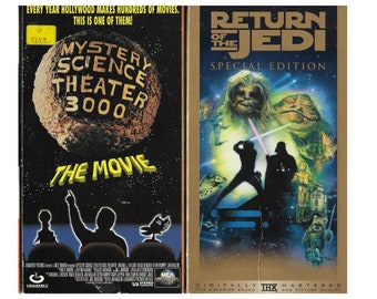 Return of the Jedi (VHS, 1997, Special Edition) And  Mystery Science Theater 3000: The Movie (VHS, 1996)