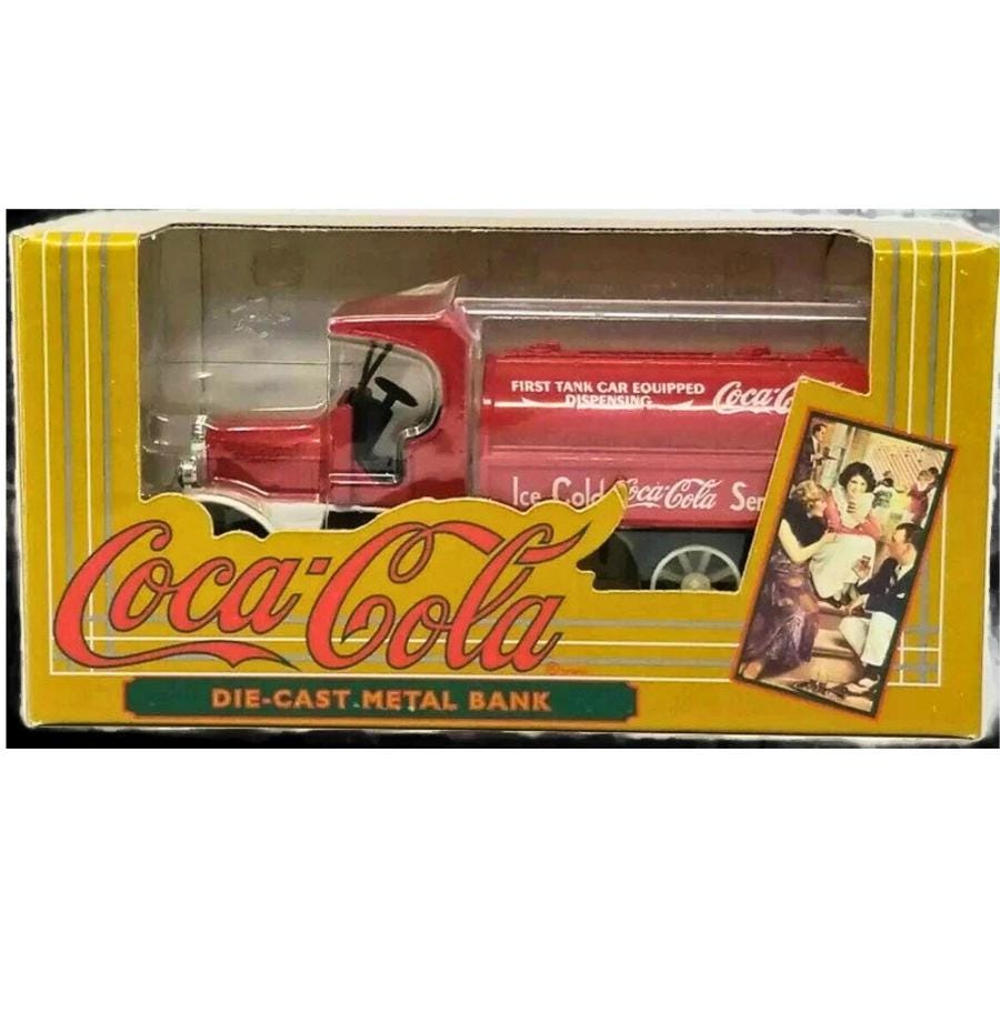 Ertl Diecast Coca Cola 1920's Kenworth Tanker Truck Coin Bank - Etsy