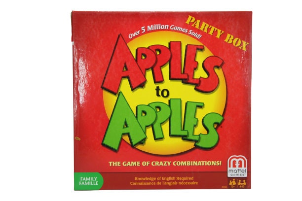 Apples to Apples Party Box Game the Game of Hilarious Comparisons Fun ...