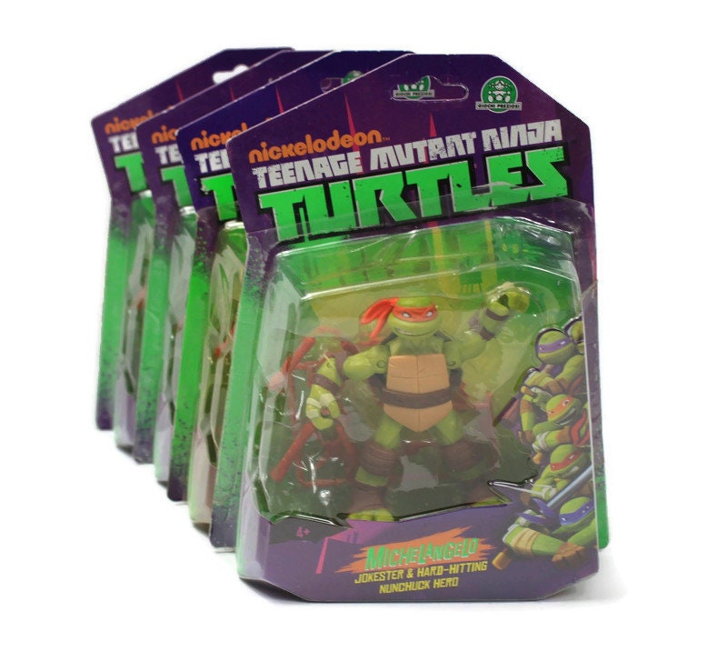 opladen hek Manifestatie Nickelodeon Playmates Toys Teenage Mutant Ninja Turtles Action - Etsy België