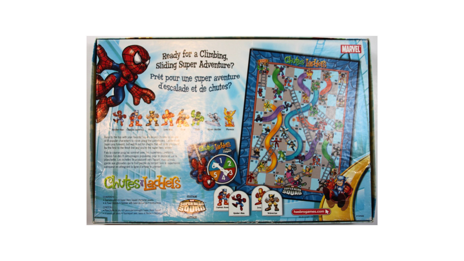 Spiderman 2008 Marvel Super Hero Squad Chutes and Ladders Etsy