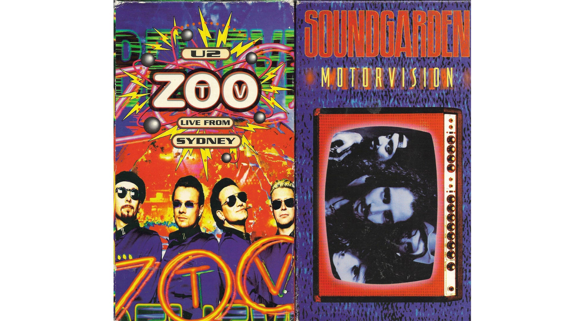 コレクターズCD】U2/AM ZOO U2 ライブ VHS テープ Zoo TV Live from