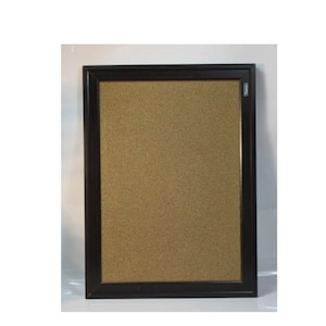 Quartet Corkboard with Brown Wood Frame, Pin Board, Memo Board