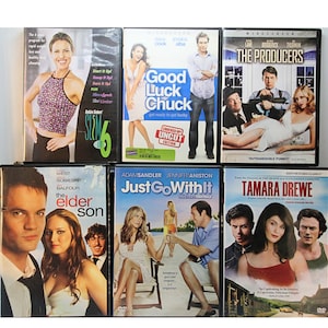 6 assorted movies DVDs