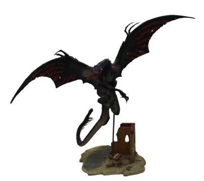Scavenger Dragon Clan Series 6 2007 Destroyed Building Stand Loose