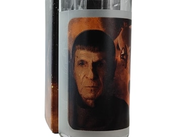 Star Trek Collectible Glass Spock 2008 Cup Souvenir New