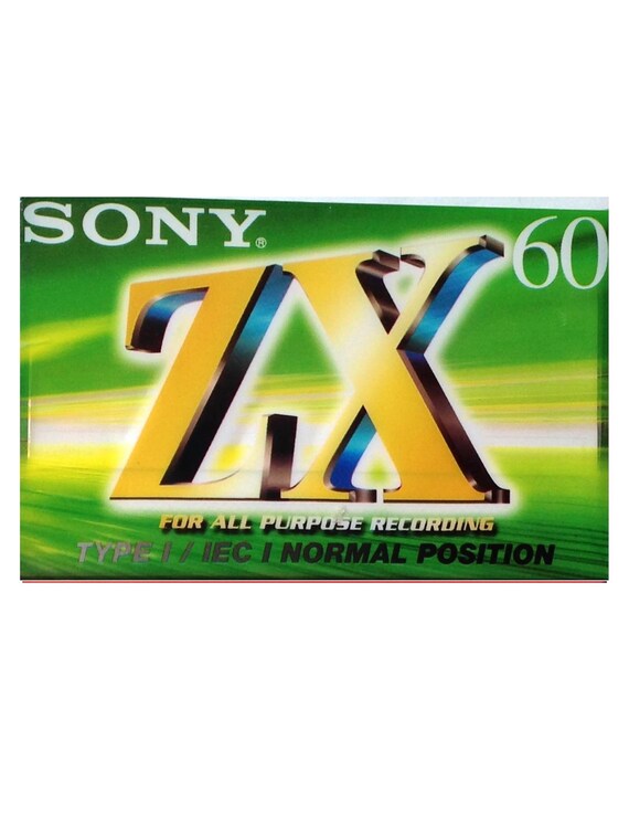 SONY - POTA SONY ZX - 1999 - US - Blank Cassette Tape - New Sealed