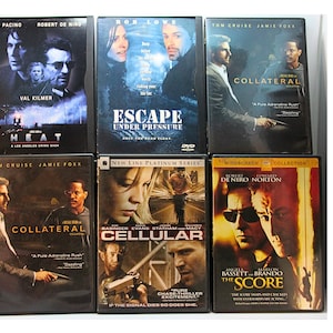 6 assorted movies Like New Condition