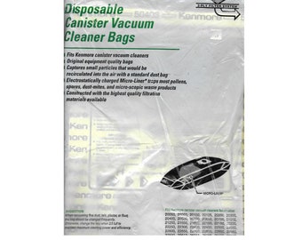 Kenmore Canister Vacuum Cleaner Bags