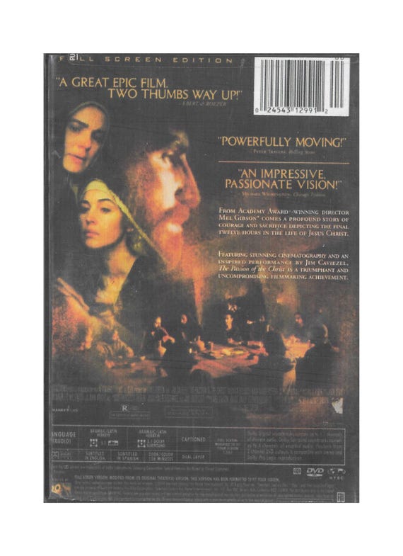 The Passion of the Christ Jesus DVD, Movies, Cinema, Shows Series