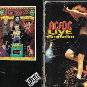 AC/DC Live At Donington (VHS, 1992) Monster Of rock,  The Jim Rose Circus SideShow