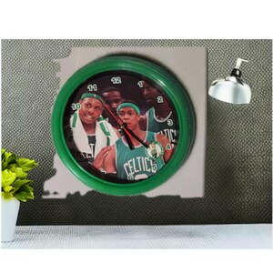 NBA Boston Celtis Baseball Team Players Pierce Perkins clock
