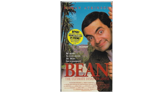 Bean the Ultimate Disaster Movie VHS Canada Sealed Trading Card