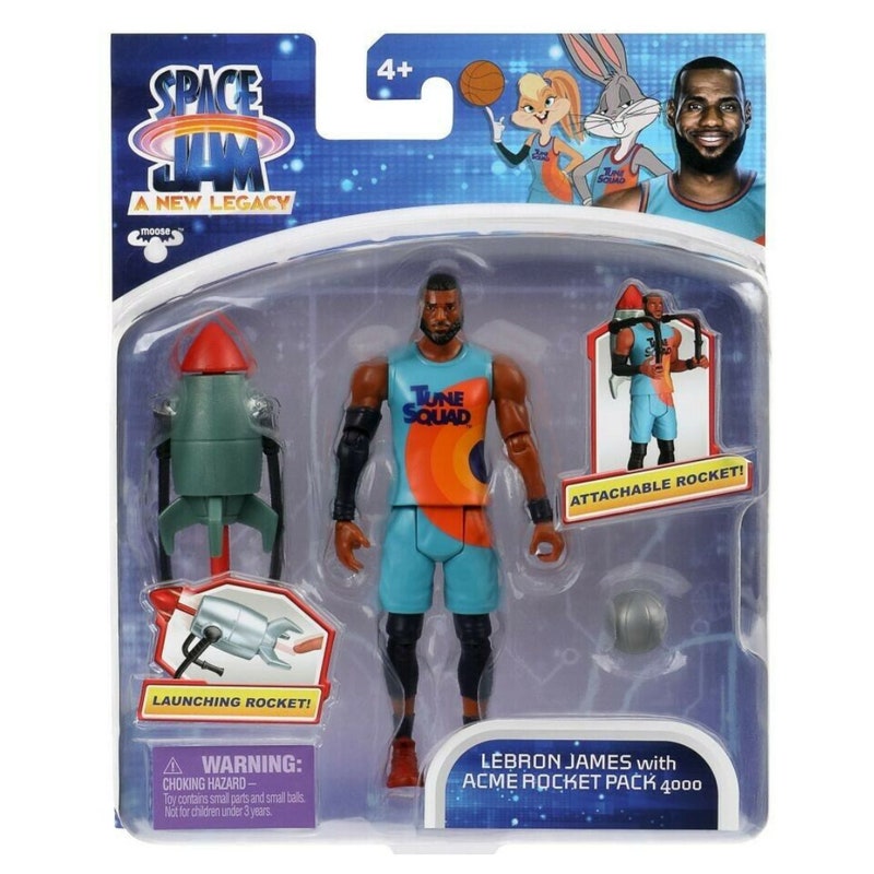 Figurine Space Jam 2 Lebron James ACME Ball Blocker - Articulée - En Boîte