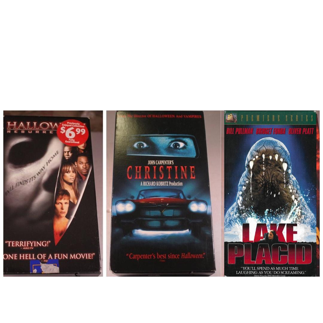 Various VHS Horror Videos 7 To Choose From