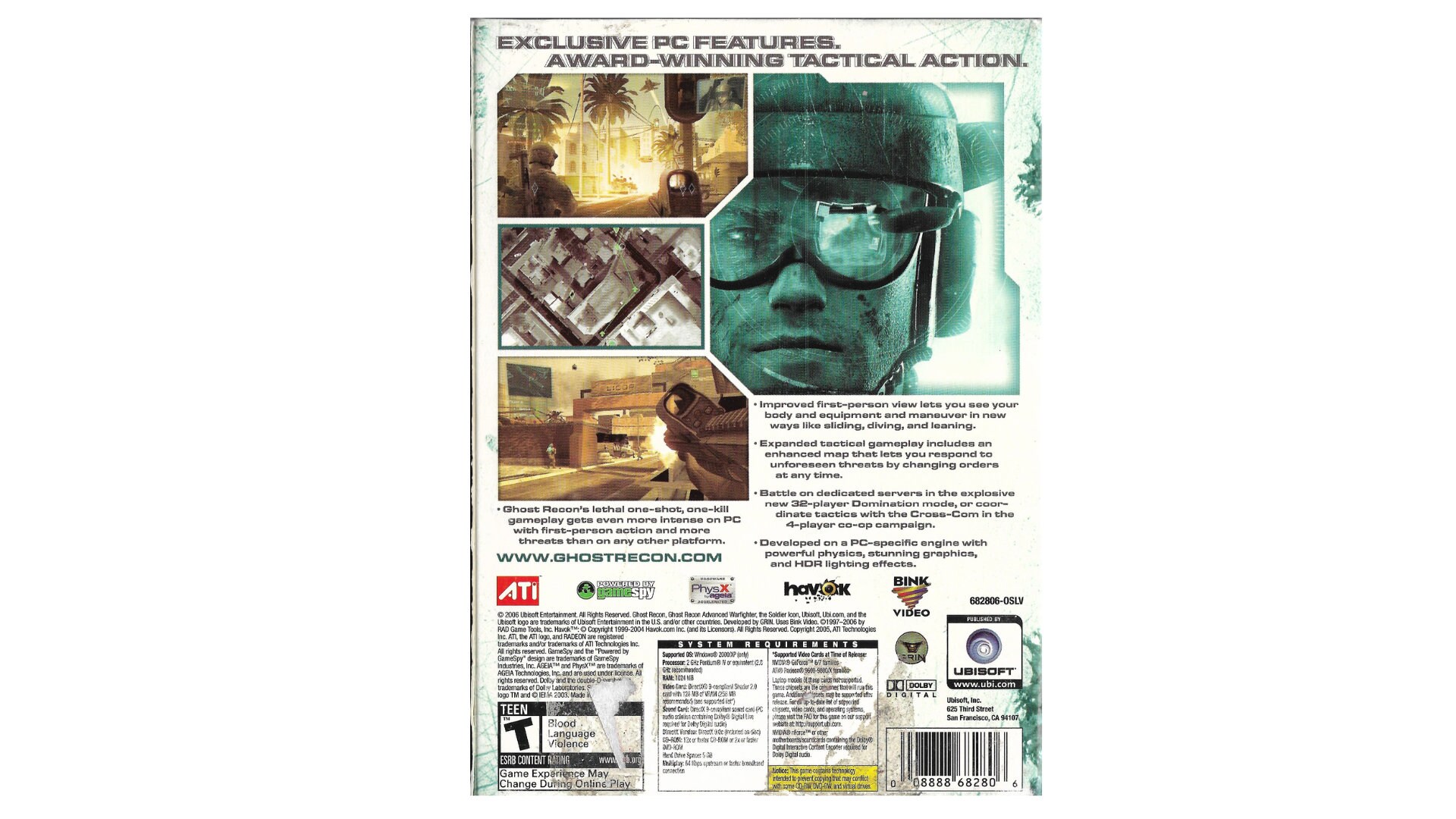 Windows PC Clive Barker's Jericho Manual and Game Disc Only