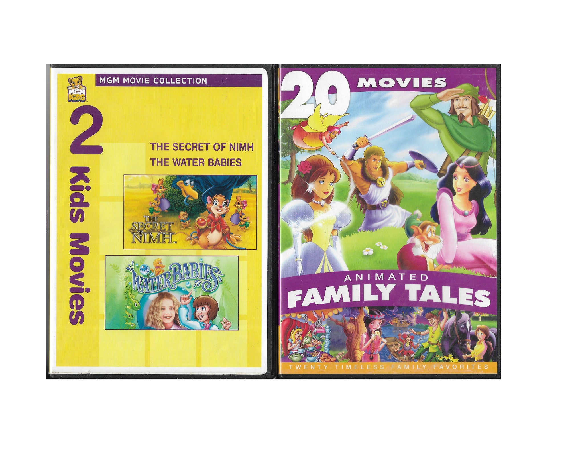 The Secret of NIMH (DVD, 1982) and Animated Family Tales (DVD) 20