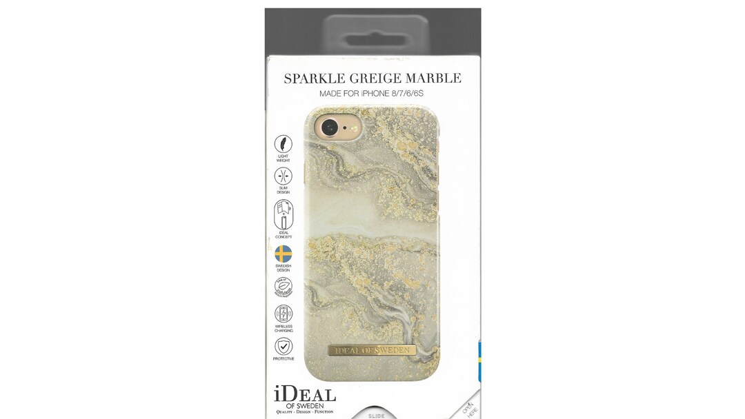 IPhone Sparkle Greige Marble Ideal of Sweden iPhone 6, 6S, 7,
