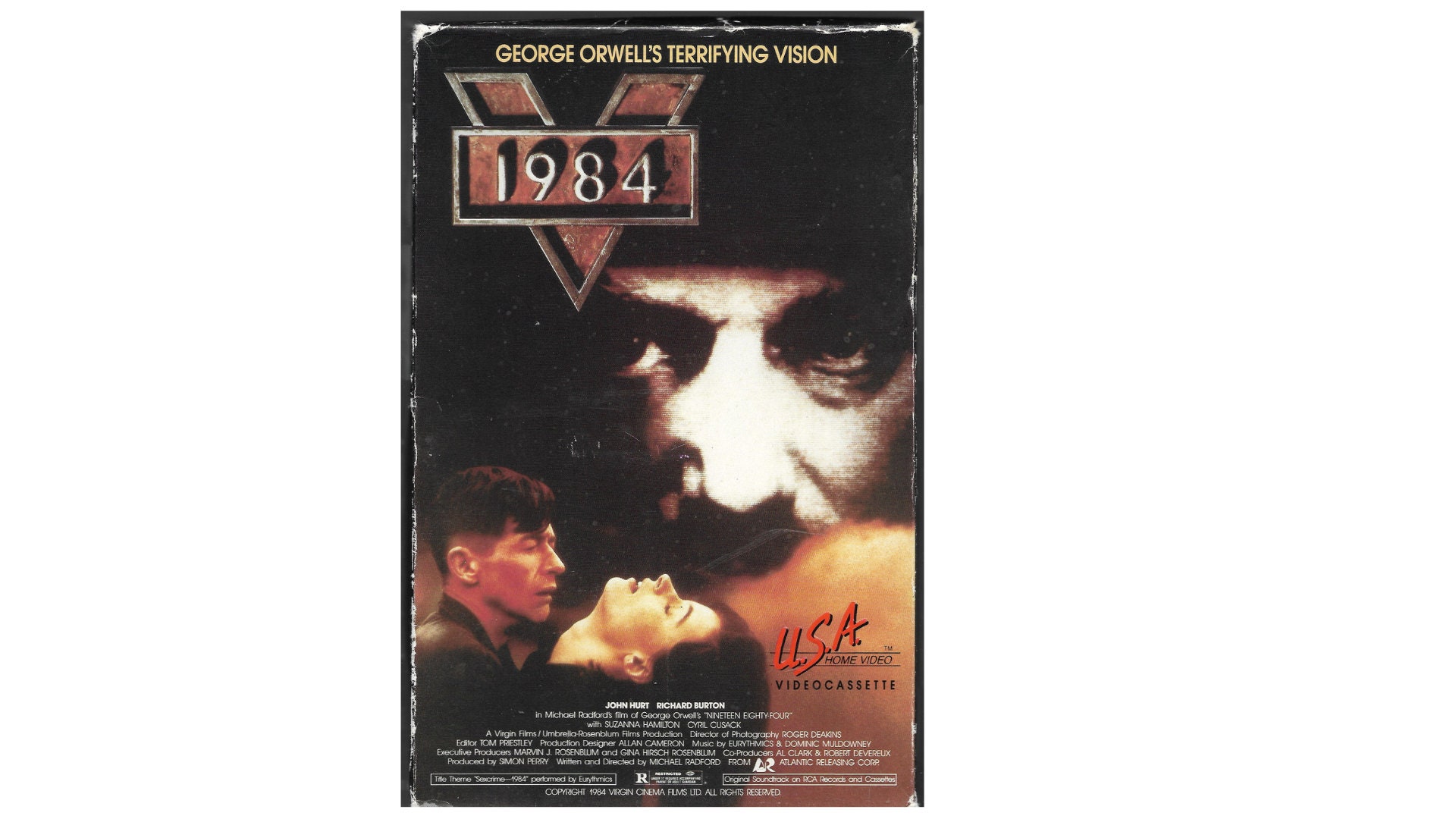 1984 - George Orwell RARE Virgin Cinema Release VHS 80s