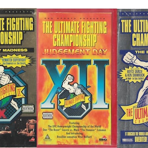 The Ultimate Fighting Championship I: The Beginning, Motor City Madness, Judgement Day VHS