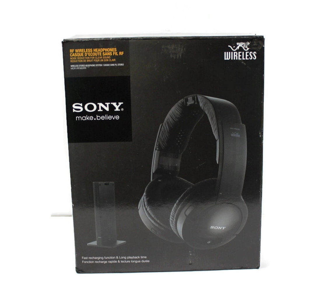 Wireless Headphones Sony Overear Black MDRRF985RK Etsy