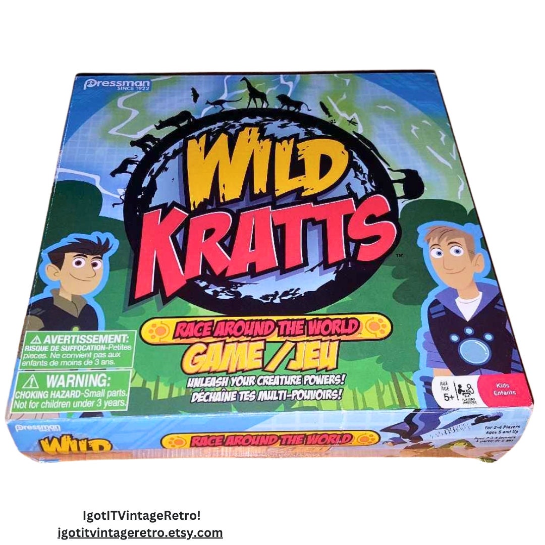 Pressman Wild Kratts Board Game Etsy