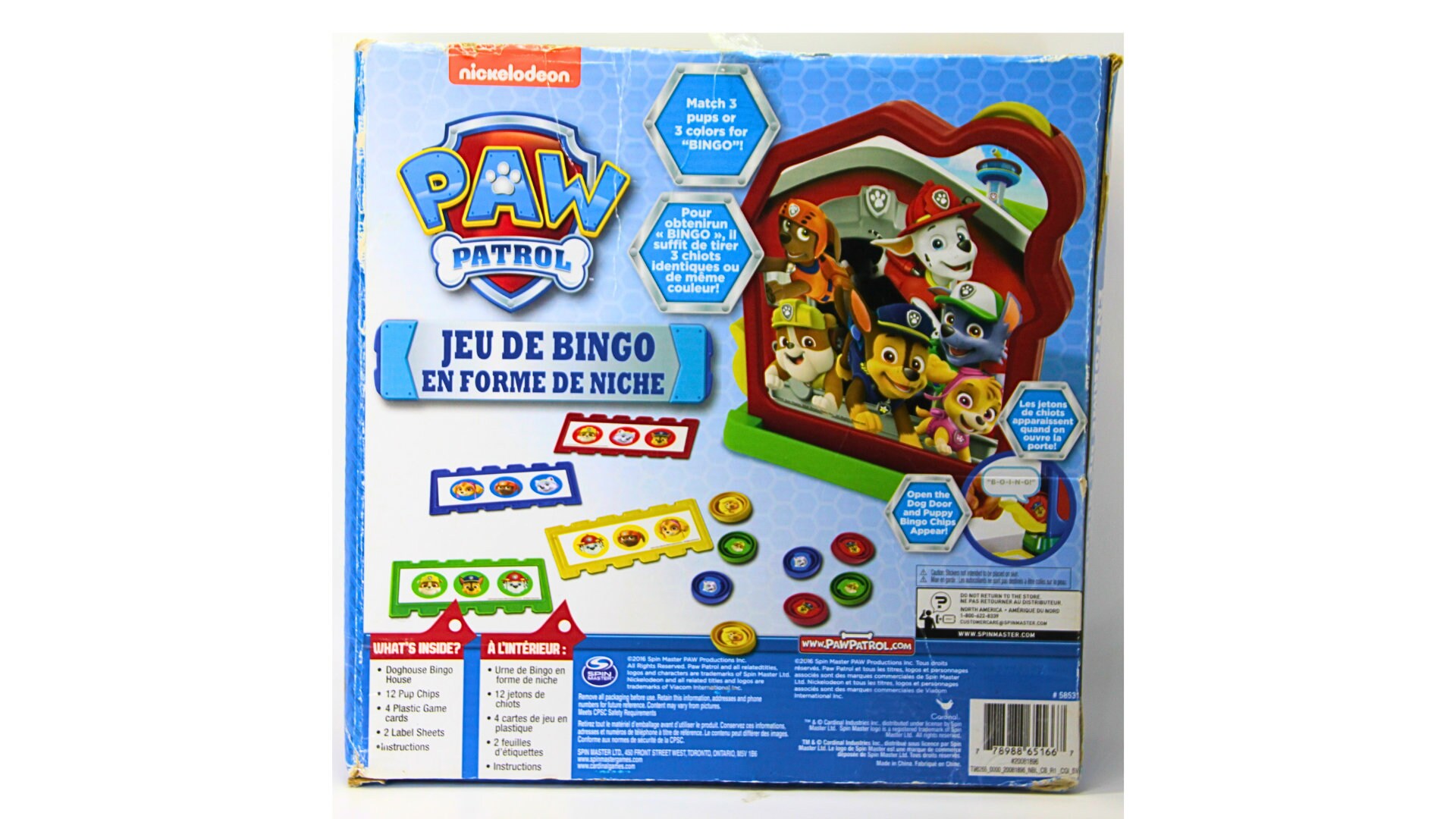 PAW Patrol Dog House Bingo Game Etsy Australia