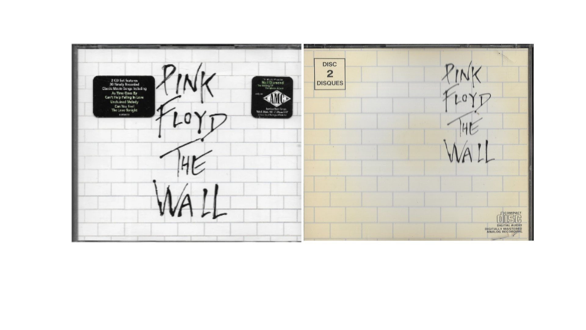 PINK FLOYD Live Delicate , Pink Floyd - the Wall Cds - Etsy