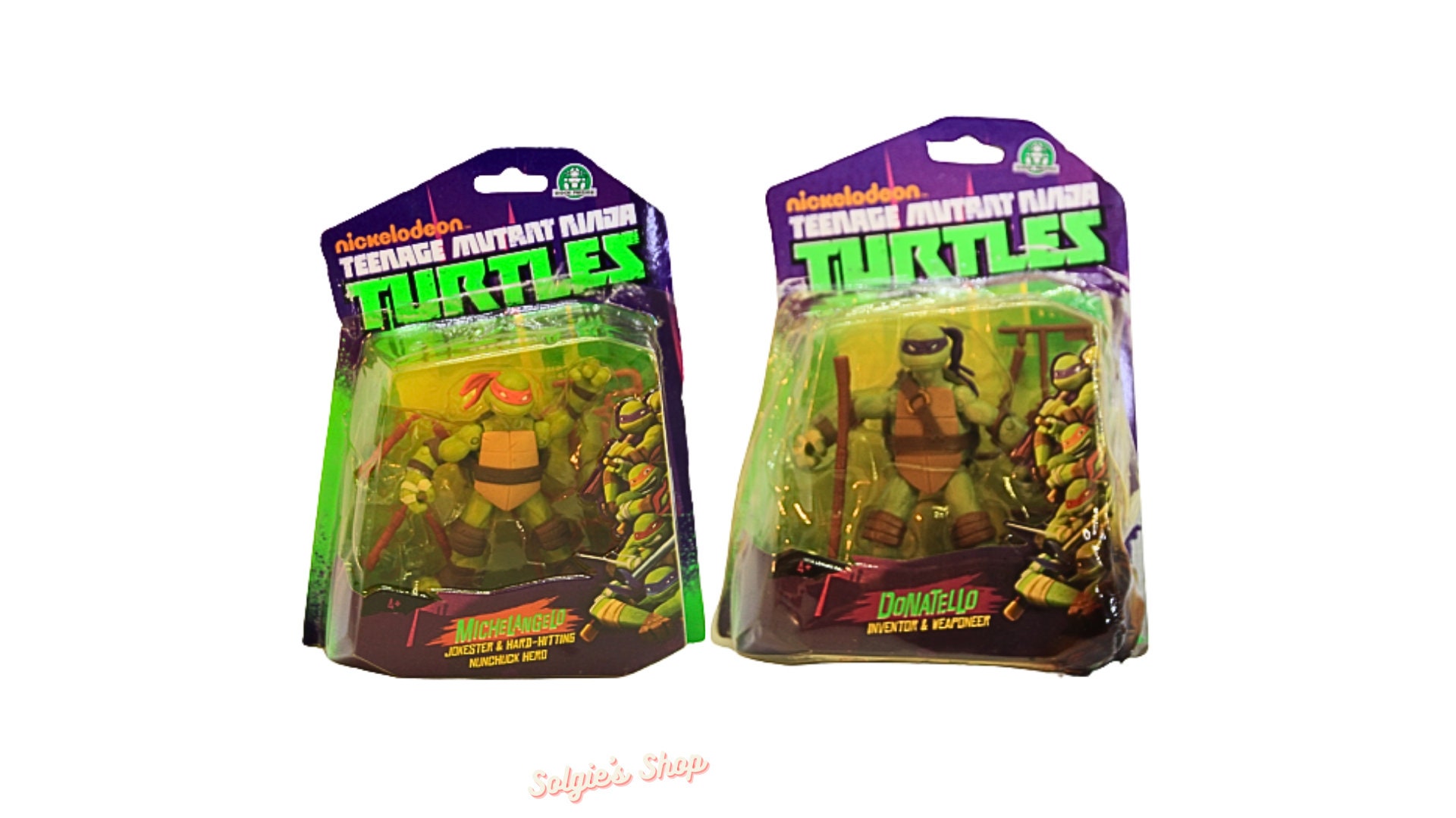 Vintage Teenage Mutant Ninja Turtle TMNT Party Paper Gift Bag 1991 Lot 4