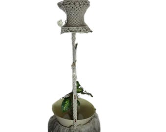 Vintage Macrame hanging plant holder indoor plants, outdoor hanging planter