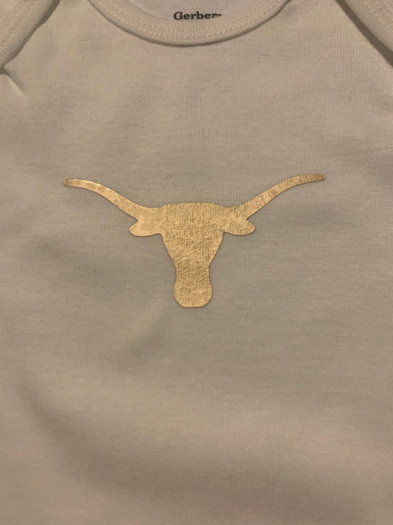 Texas Longhorns Baby Onesie image 1