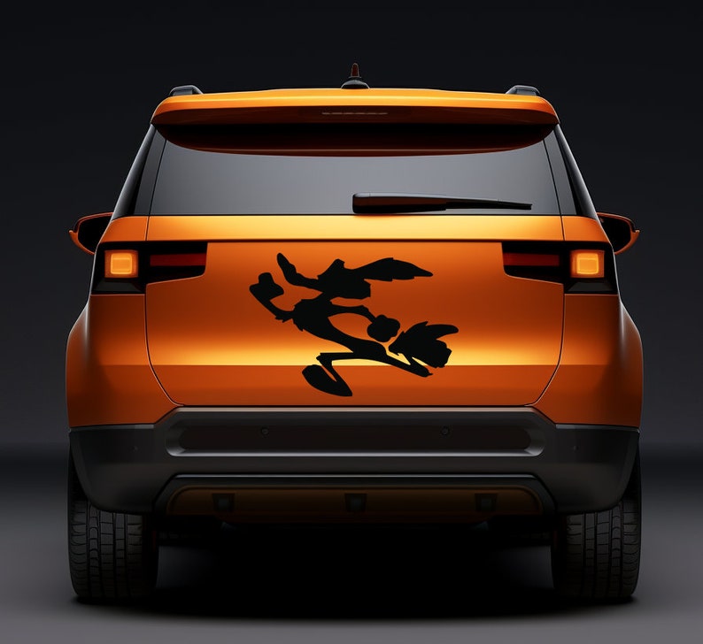 Coyote Splat for Dents Car or Truck Funny Auto Decals for Car Dents
