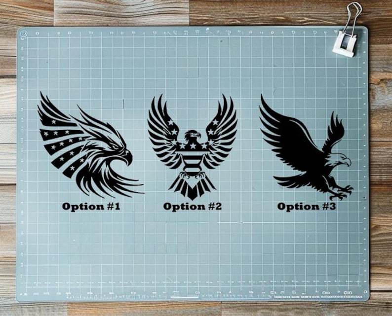 Flying Eagle Decal, Customized Decal, Eagle Car Sticker, Soaring Eagle ...