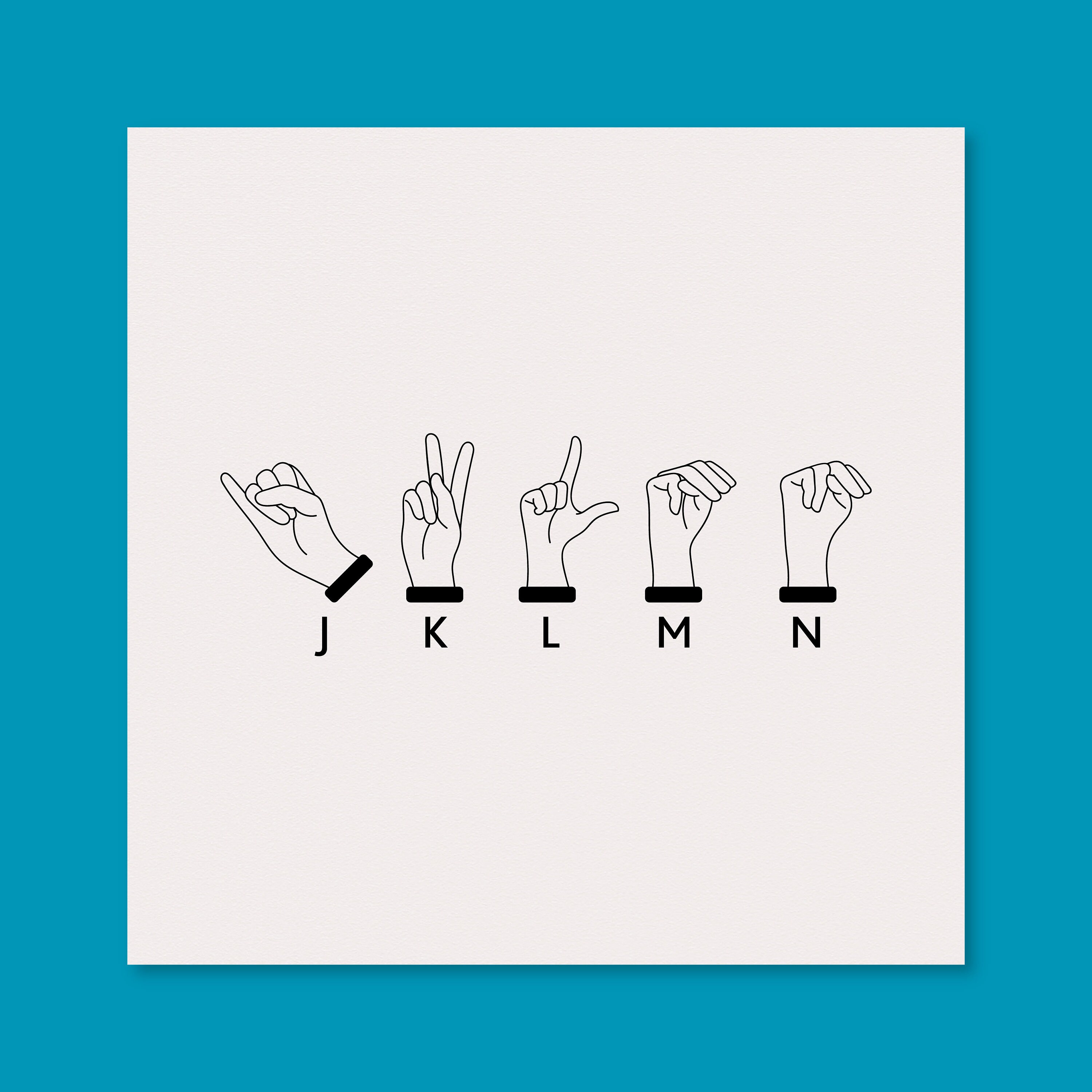 Procreate ASL Alphabet Brushes: American Sign Language, Numbers ...