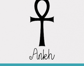 Ankh Symbol Svg, Egyptian Symbol Svg, Cut file for Cricut, Ankh Clipart, Symbols Svg, Dxf Files for Laser