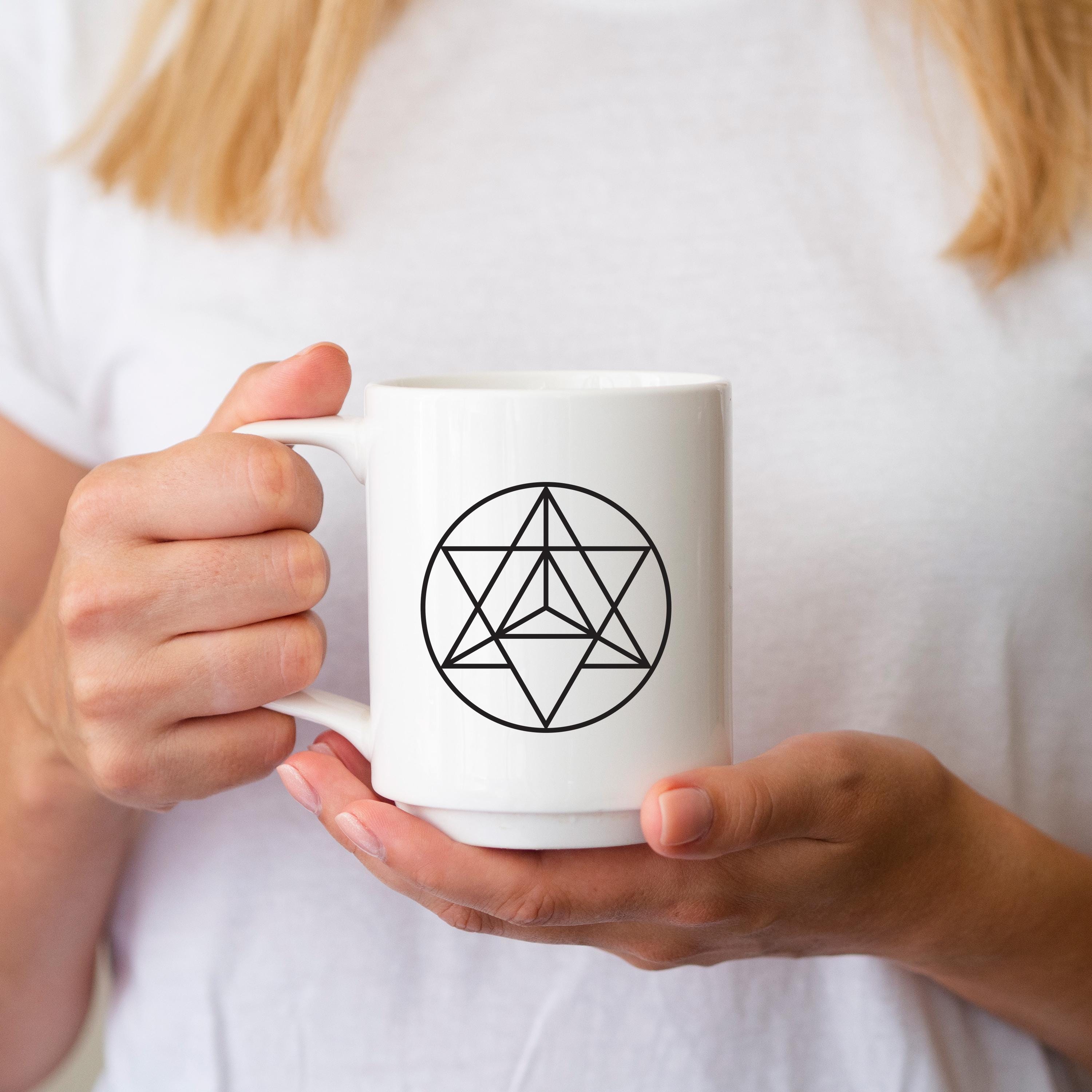 Merkaba Sacred Geometry Vector Set: Minimal Esoteric Star Tetrahedron ...