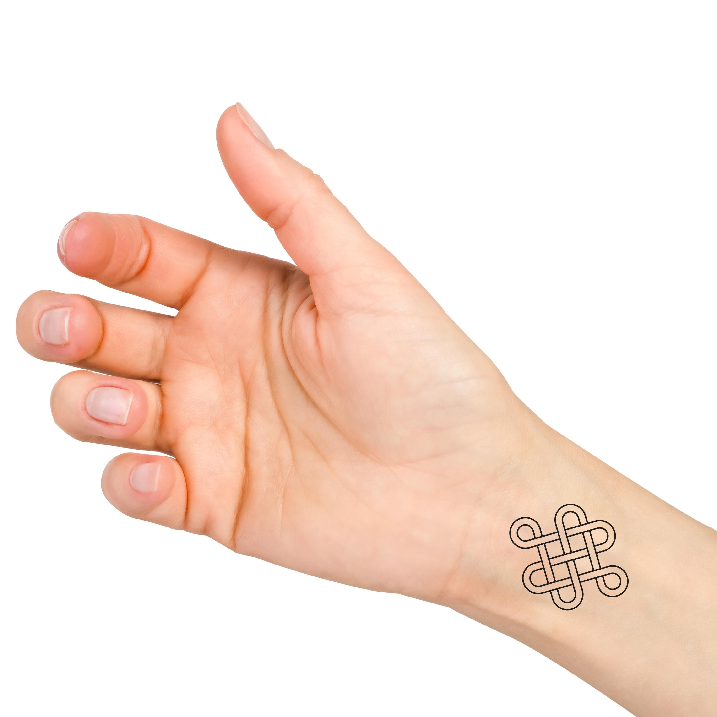 Endless Knot Vector Set: Buddhist Eternal Knot Icons for Cricut