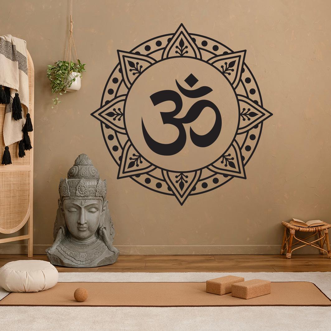 Om（オーム）シンボルベクターセット：ヨガのためのヒンドゥー教仏教の