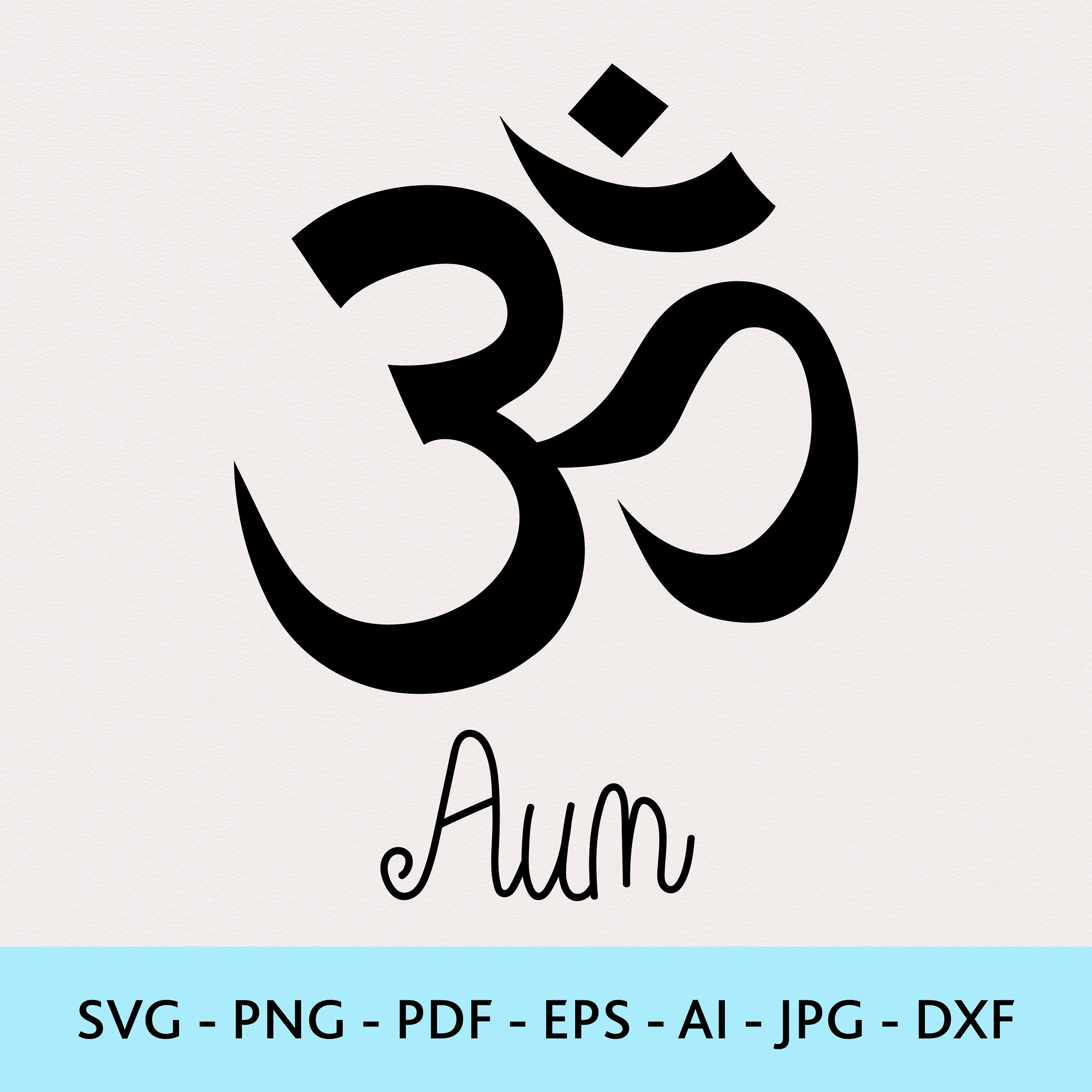 Om Symbol Svg, Hinduism Symbol Svg, Yoga Symbol Svg, Religion Svg, Cut File  PNG DXF. -  Canada