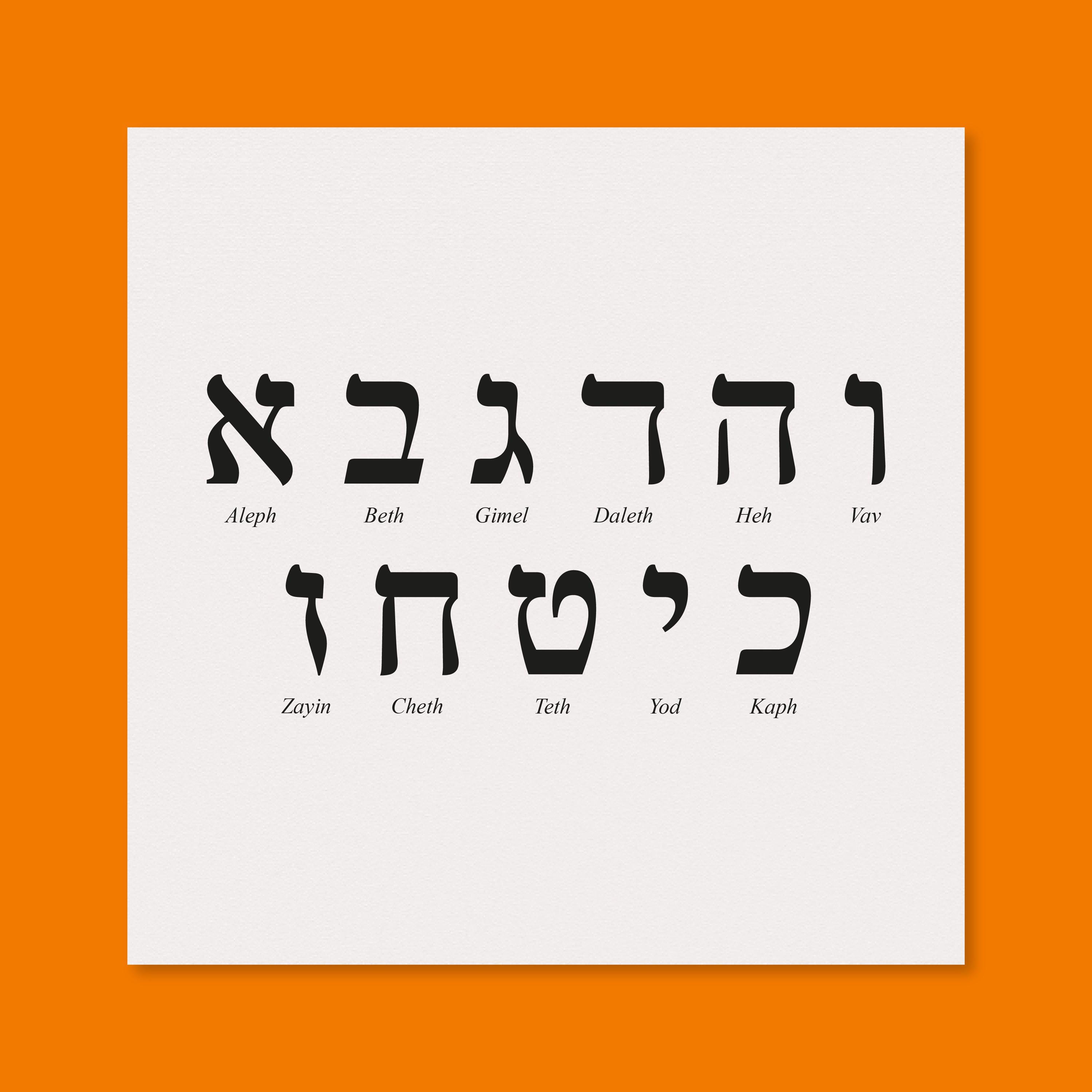 Hebrew Alphabet Procreate & Photoshop Brushes: ABR Stamps (digital  Download) - Etsy Israel