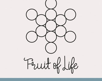 Fruit of Life Svg, Sacred Geometry Cut Files, Dxf Files for Laser, Svg Files for Bag, Png Files for Shirt, Cricut Files, Vector Files