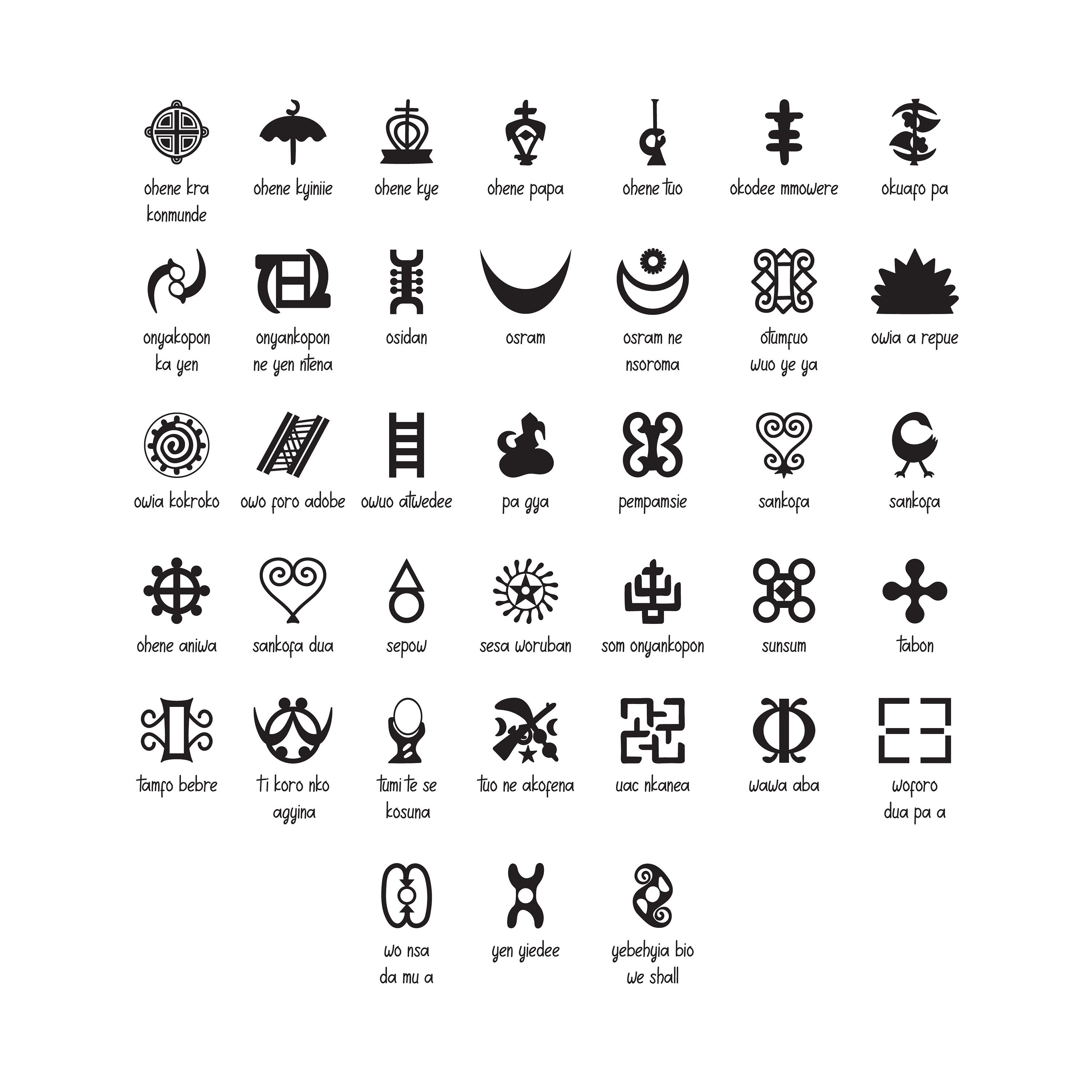 Akofena  Adinkra Symbols & Meanings