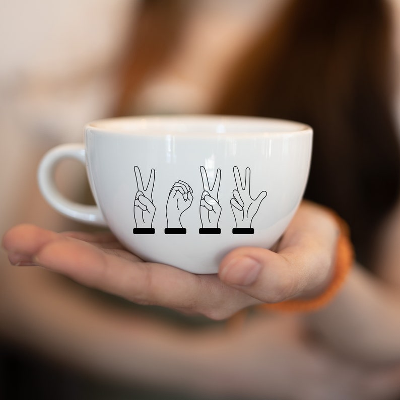 Sign Language Number Svg ASL Alphabet & Numbers SVG: American Sign Language (digital Download ...