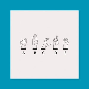 Procreate ASL Alphabet Brushes: American Sign Language, Numbers ...
